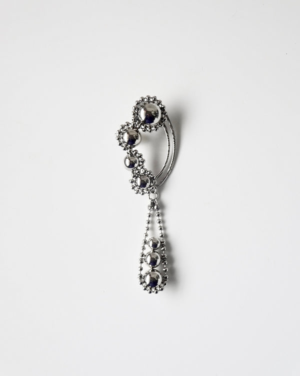 AGG wave Ear Clip | sliver