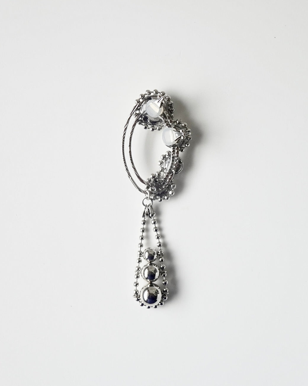 AGG wave Ear Clip | sliver