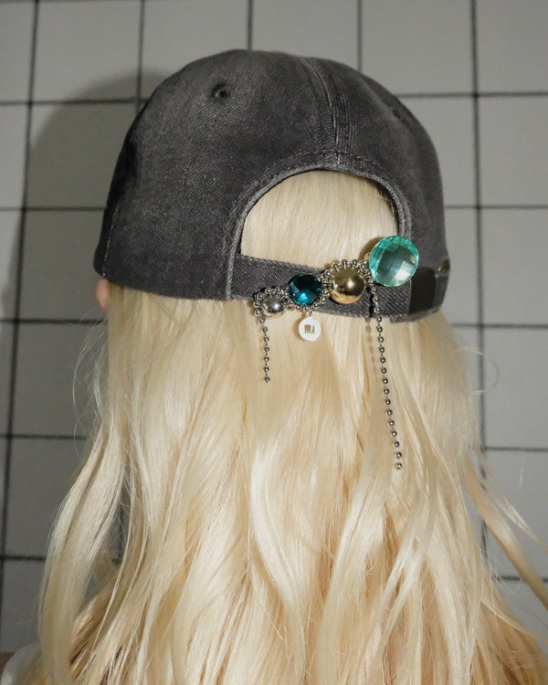Hair clip wave｜blue