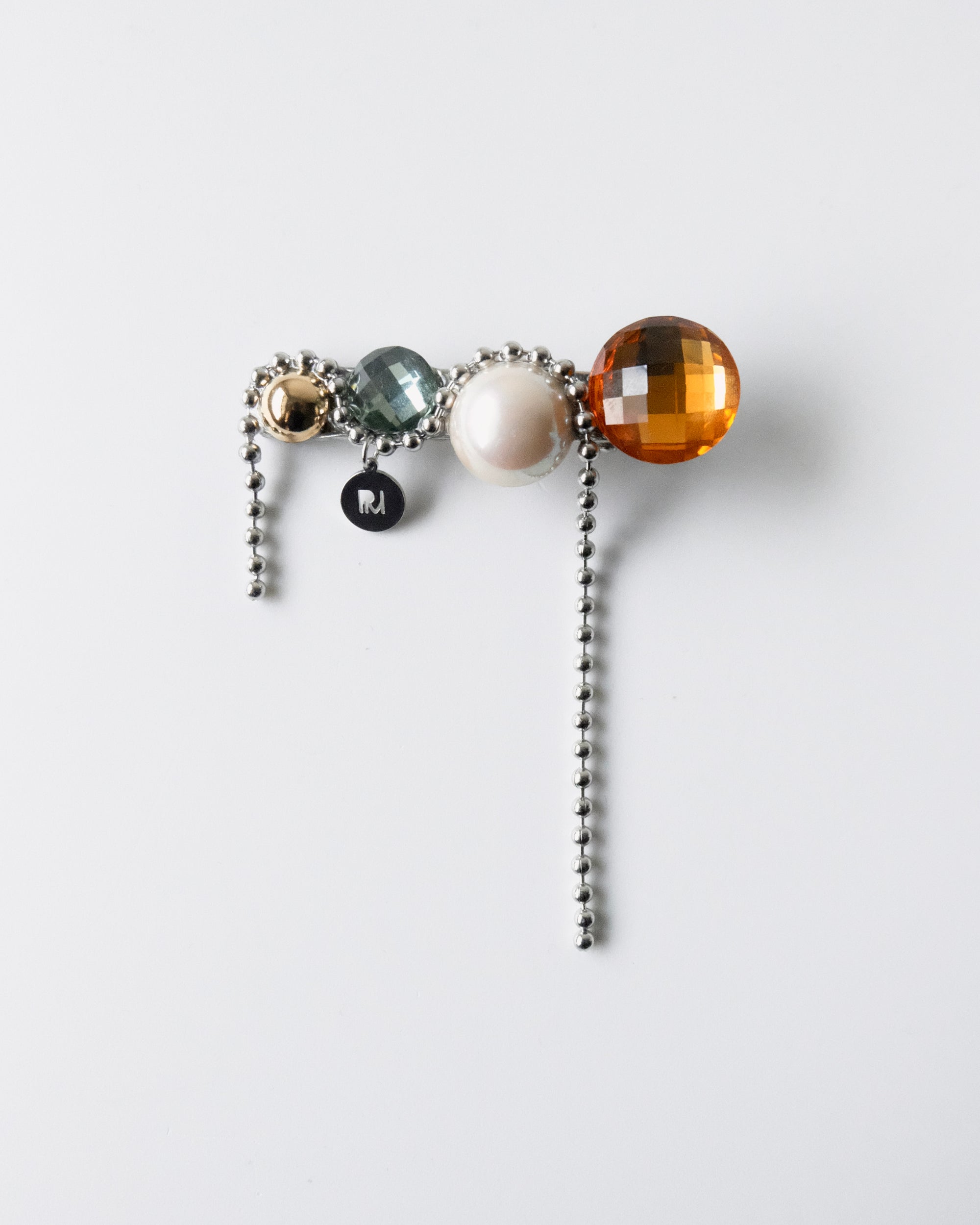 Hair clip wave｜orange