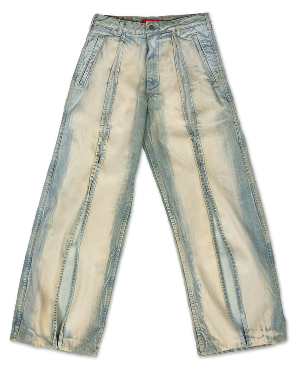 DENIM STOMATA PANT | MILKY BLUE