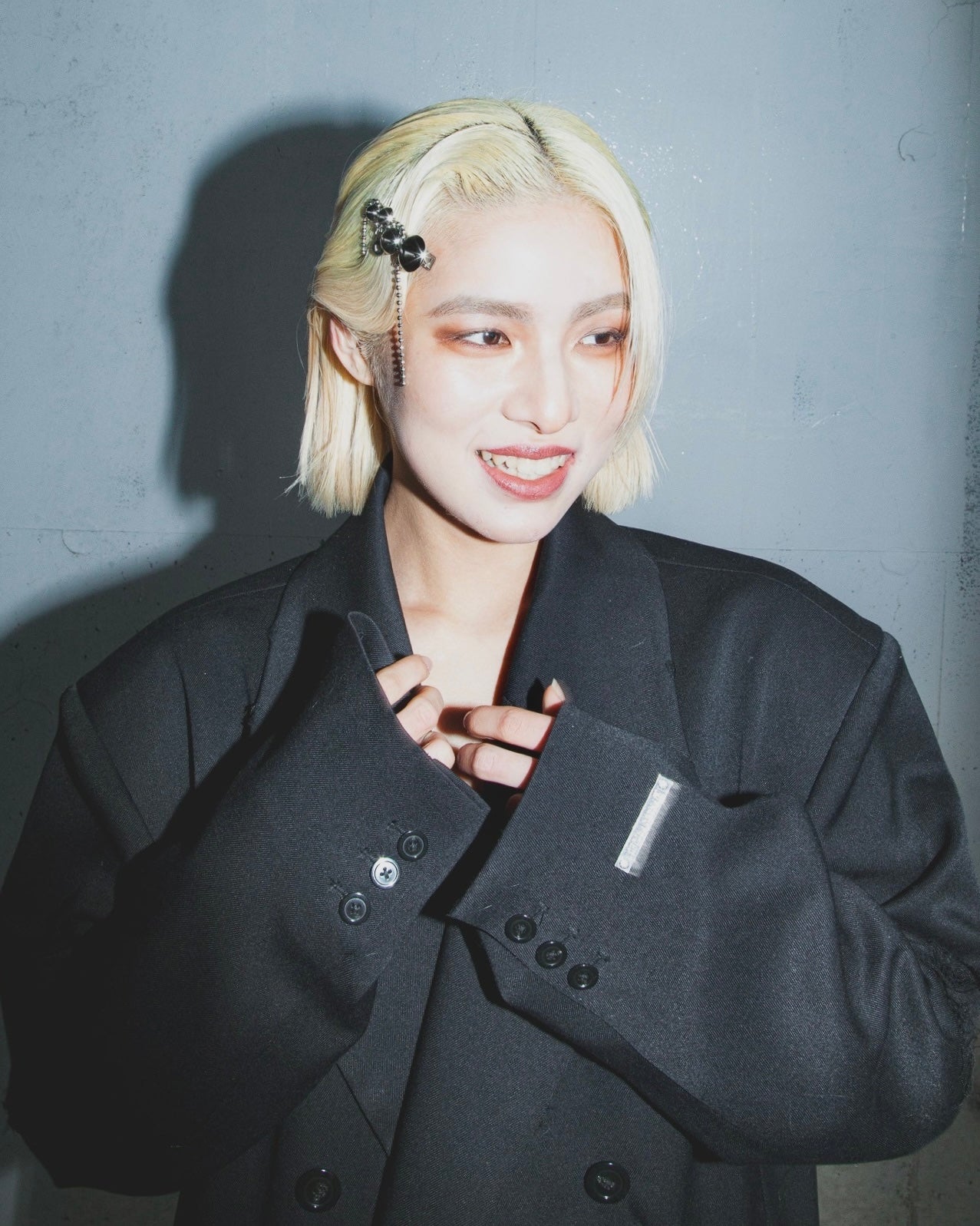 Hair clip wave｜sliver