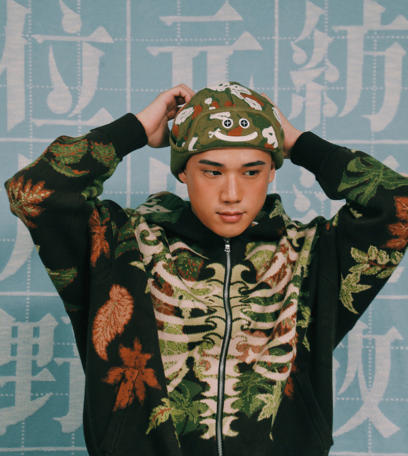 （D3C）化葉迷彩恐帽