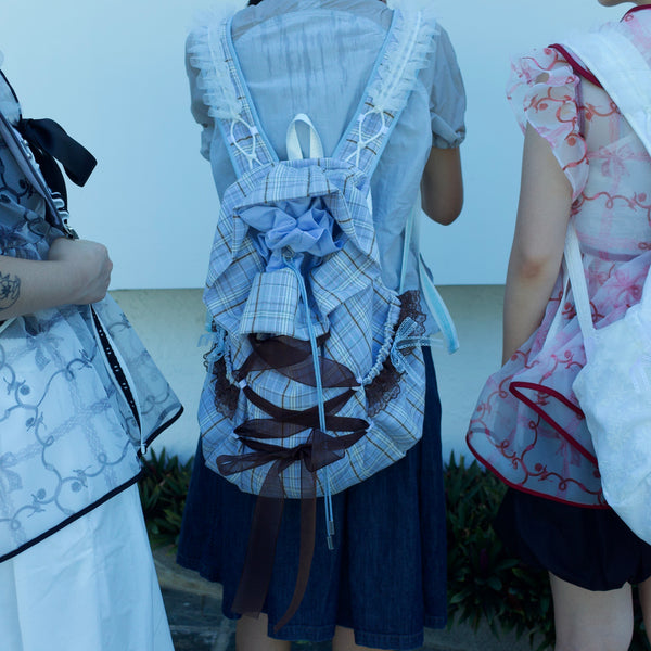 初綻雙肩後背包｜藍