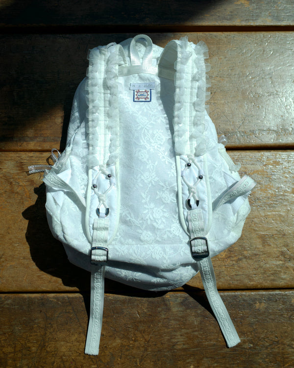 初綻雙肩後背包｜白