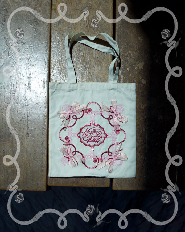 印花帆布袋｜白