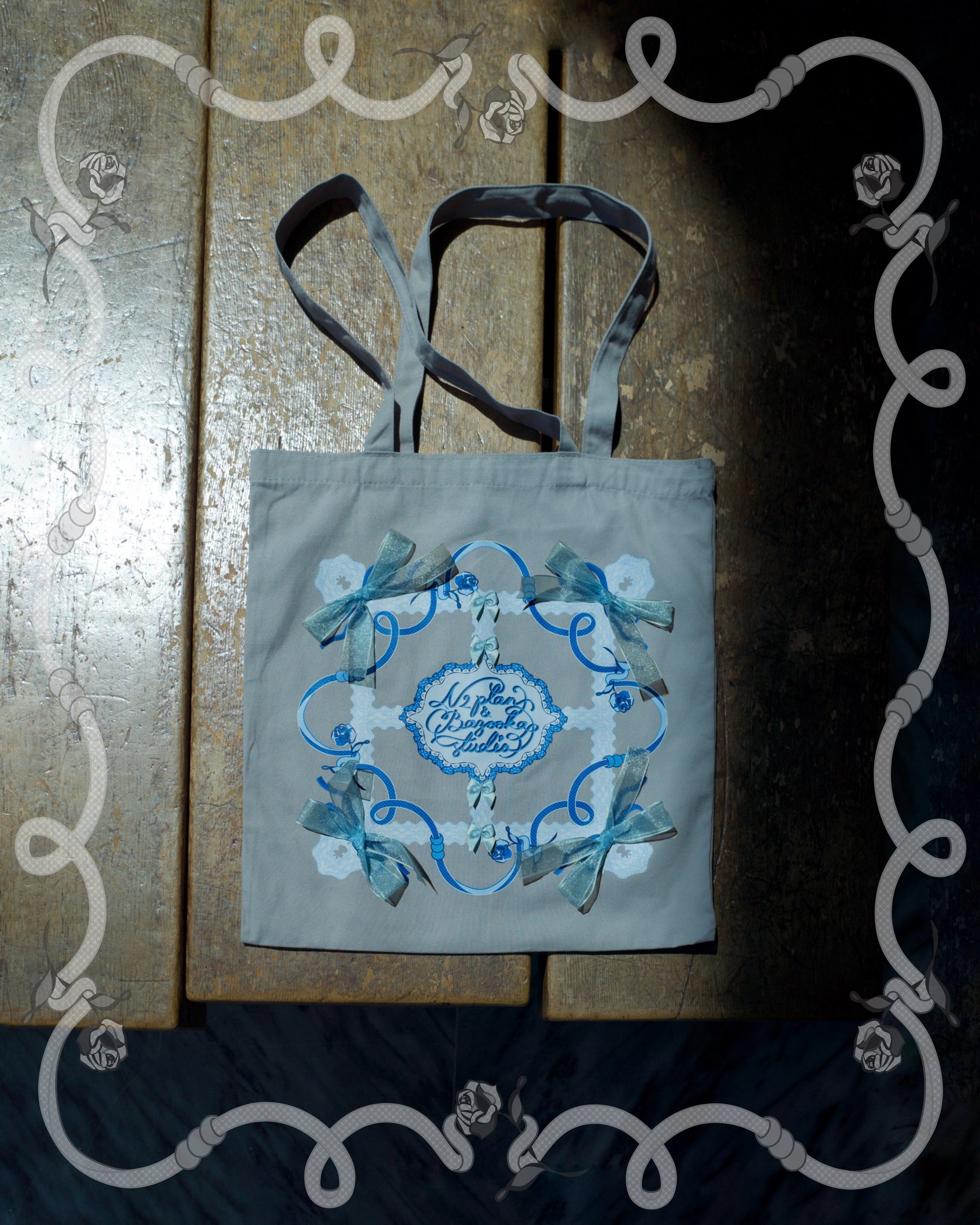 印花帆布袋｜灰