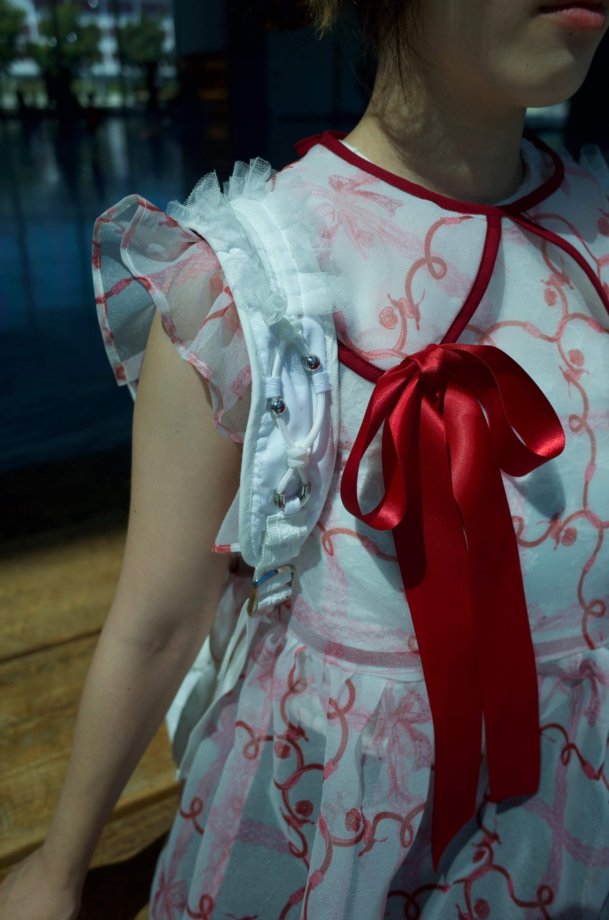 初綻雙肩後背包｜白