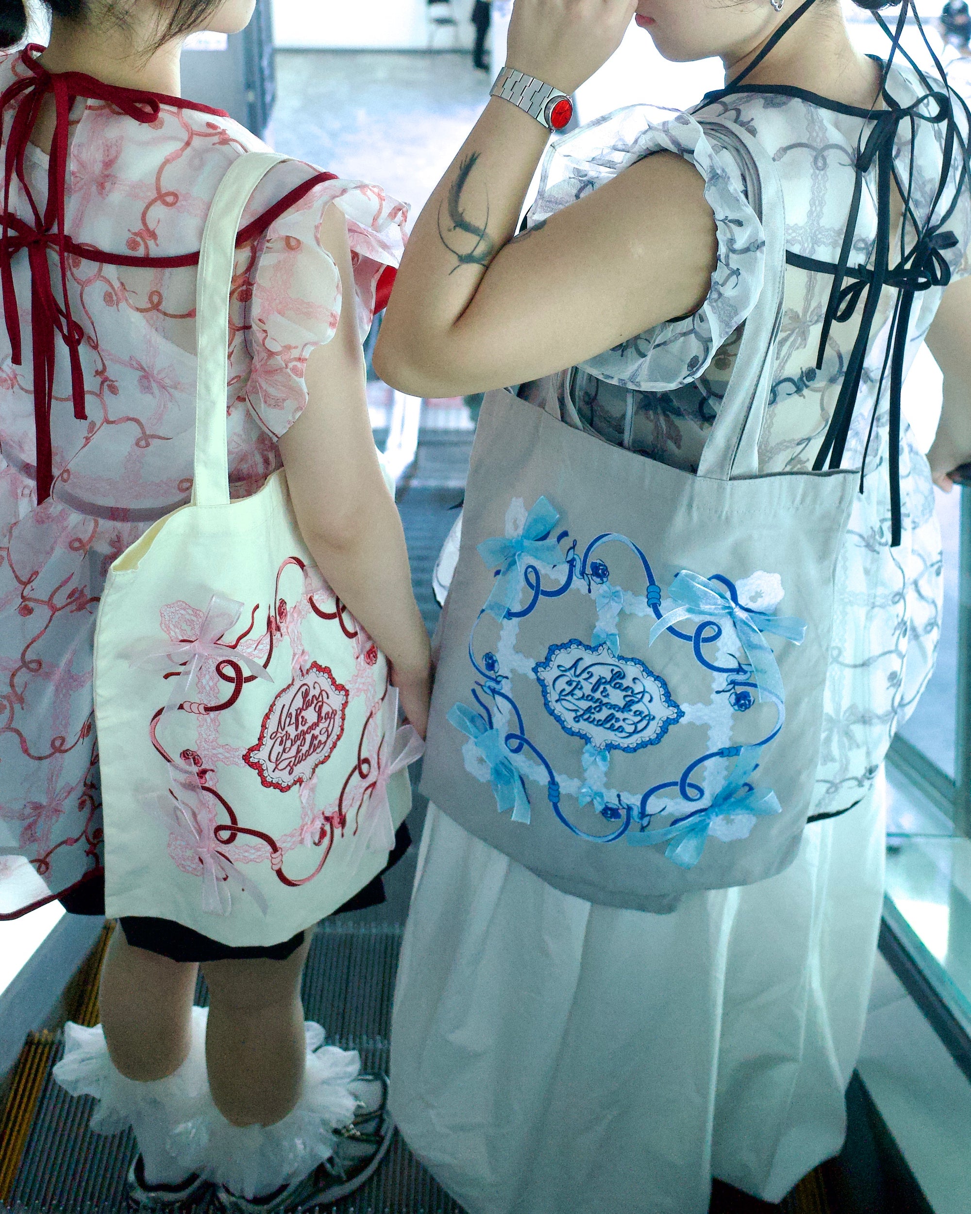 印花帆布袋｜灰