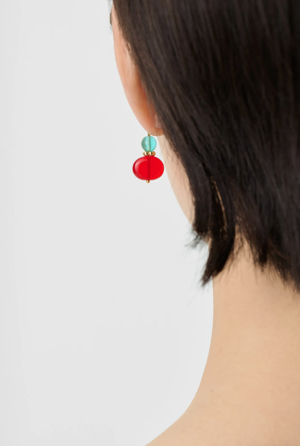 紅色樹果・耳環