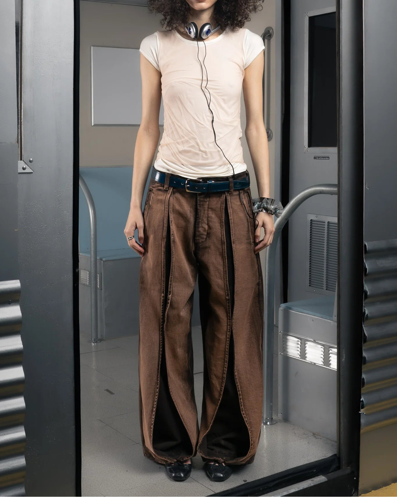 DENIM STOMATA PANT | CHAI