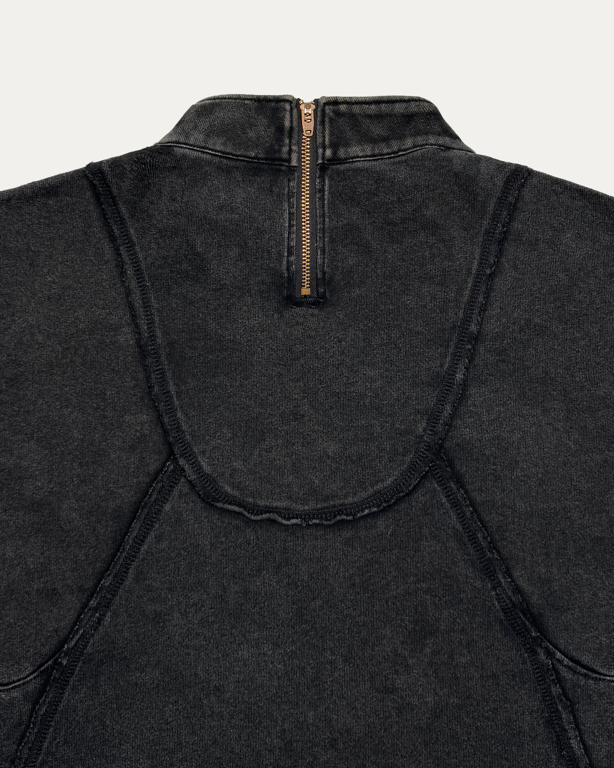 Stone Washed Long Sleeve Top