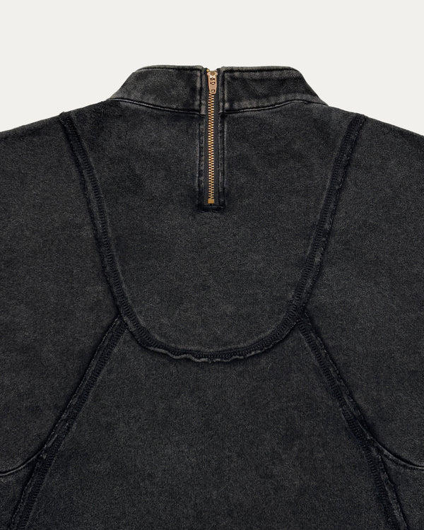 Stone Washed Long Sleeve Top