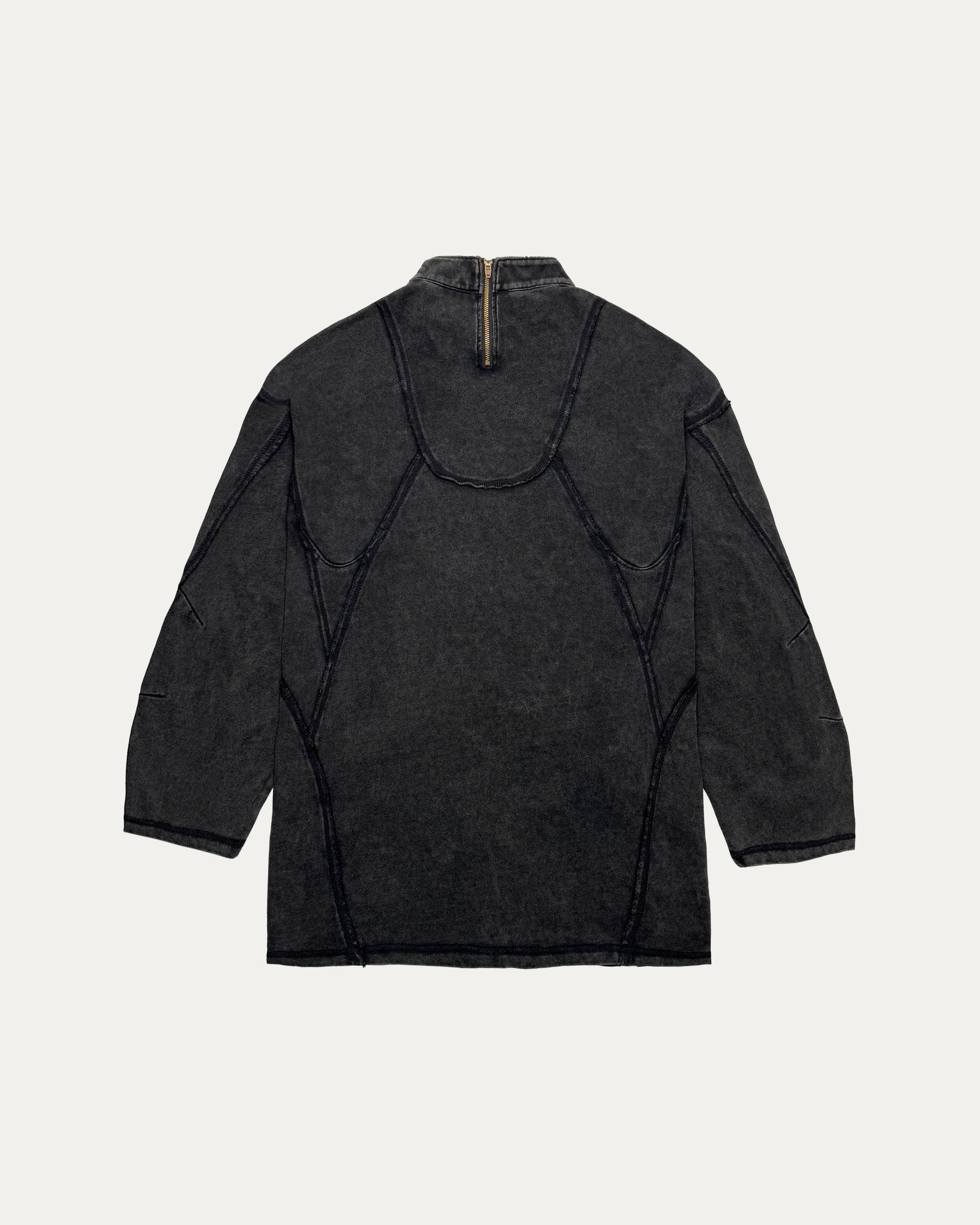 Stone Washed Long Sleeve Top