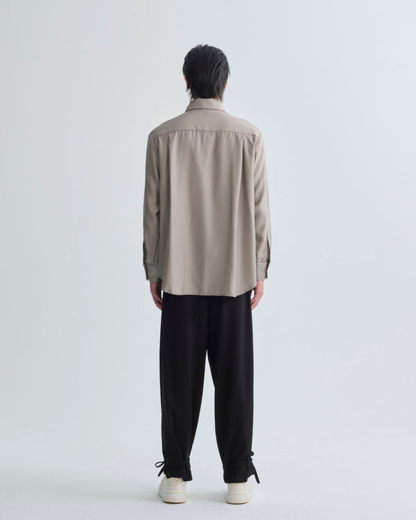 綁帶式錐形長褲