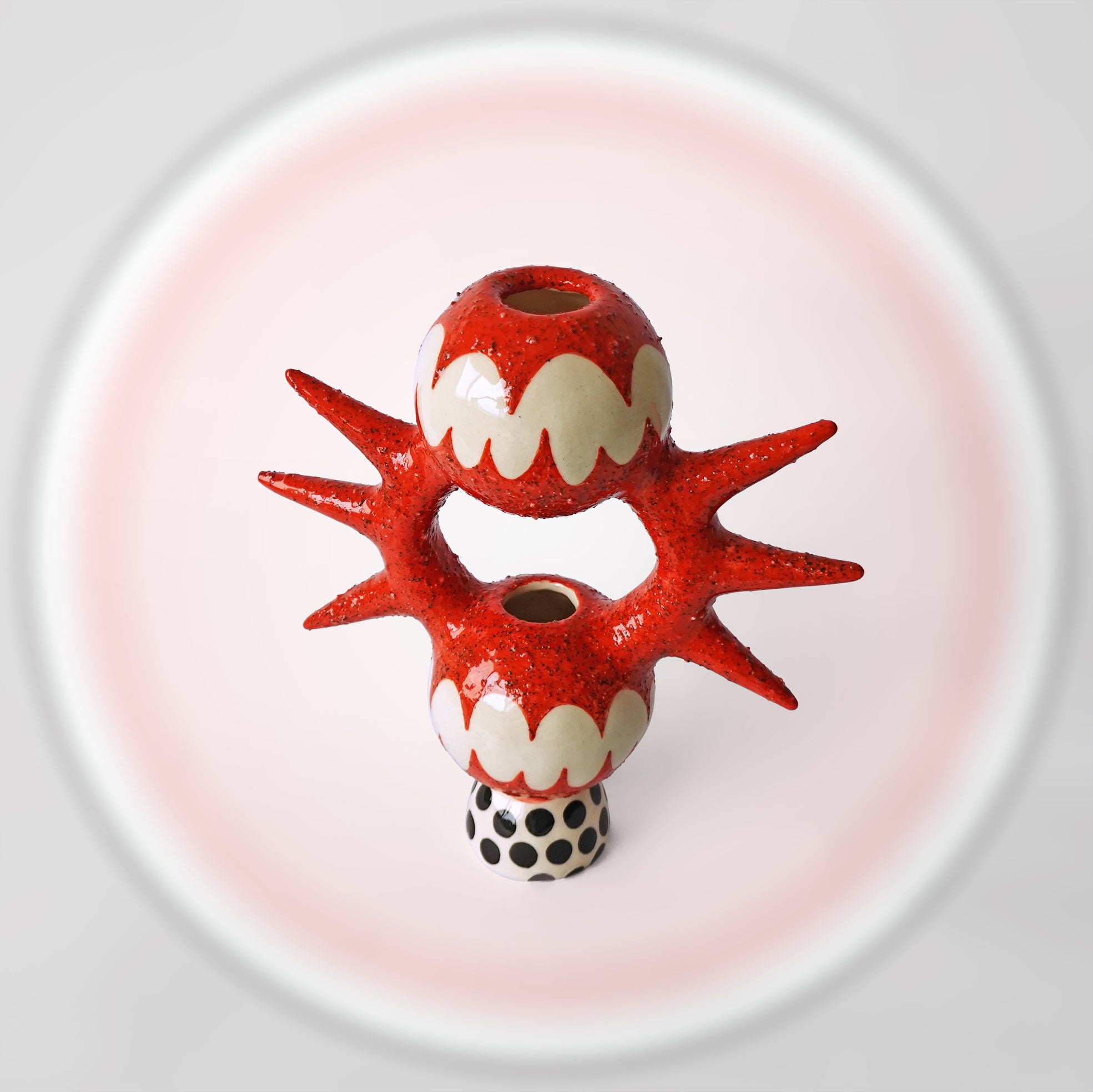 Red Punk Vase