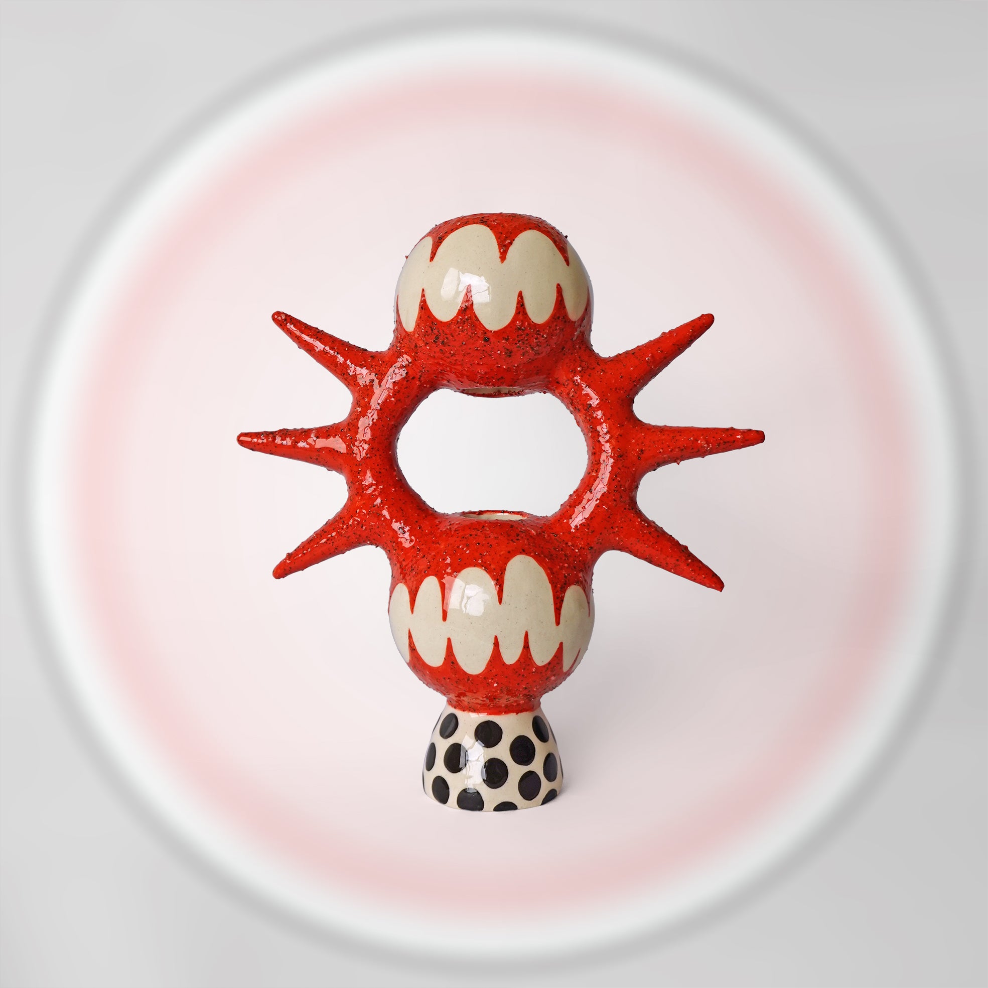Red Punk Vase