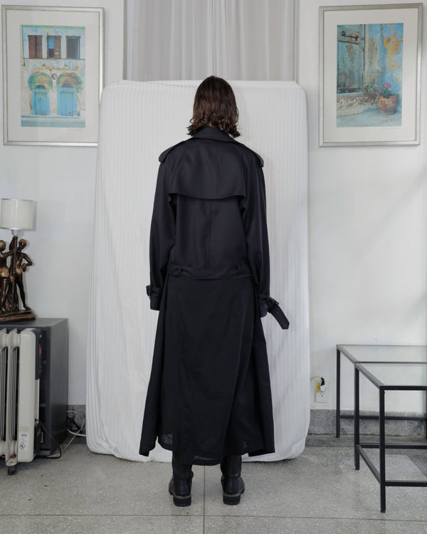 FARMER APRON DRESS (BLACK)